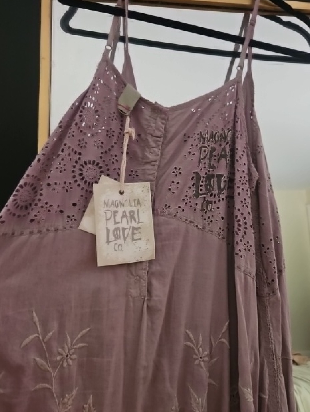 Magnolia Pearl Vianney Slip Dress Lilac Ash - Picture 9 of 9
